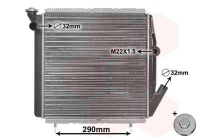 VAN WEZEL Радиатор, охлаждение двигателя 43002070